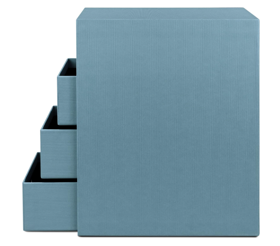 Box archivio 4 cassetti SOHO 175x310x250 Denim