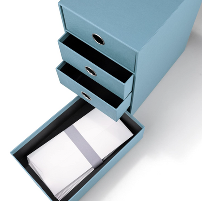 Box archivio 4 cassetti SOHO 175x310x250 Denim