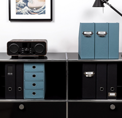 Box archivio 4 cassetti SOHO 175x310x250 Denim