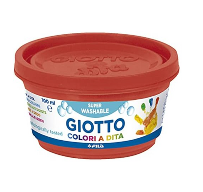 Giotto Tempere colori a dita 6 vasetti da 100 ml
