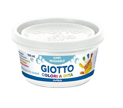 Giotto Tempere colori a dita 6 vasetti da 100 ml