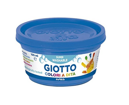Giotto Tempere colori a dita 6 vasetti da 100 ml