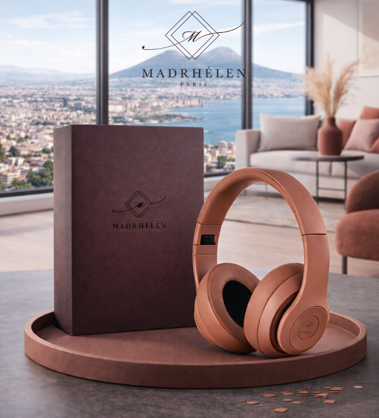 Cuffie Bluetooth color Cioccolato