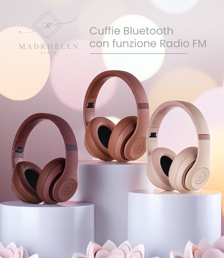 Cuffie Bluetooth color Cacao