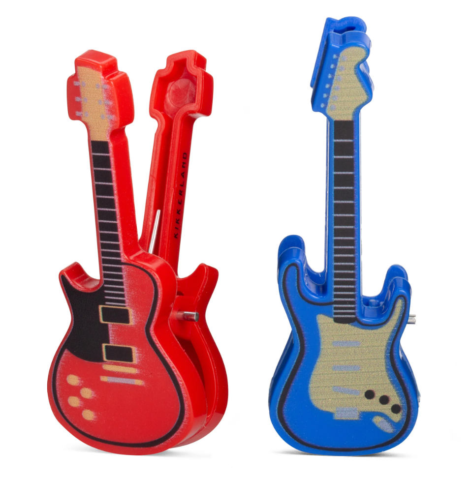 Set di 4 Clip chiudipacco Guitar