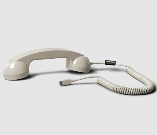 POP Phone SandStone- Ricevitore Vintage Cornetta Telefonica USB-C