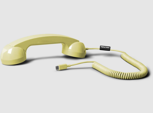 POP Phone Lemon - Ricevitore Vintage Cornetta Telefonica USB-C