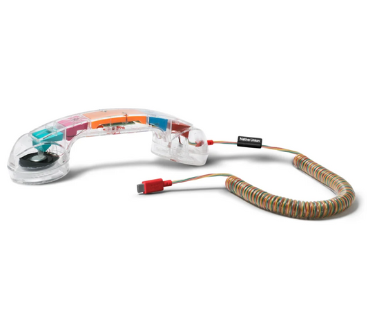 POP Phone Bubble Gum - Ricevitore Vintage Cornetta Telefonica USB-C
