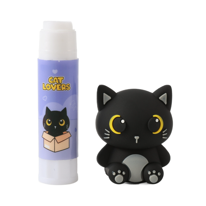Colla stick 3D GATTO NERO iTotal®