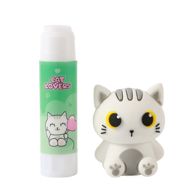 Colla stick 3D GATTO BIANCO iTotal®